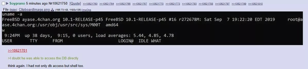 Think again. I had not only db access but shell too